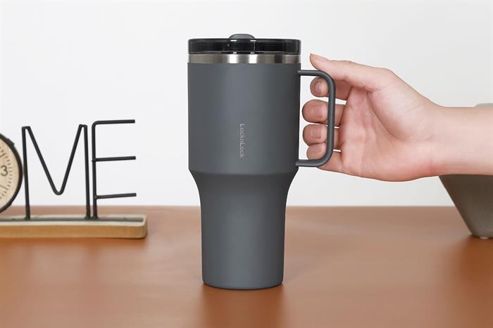 Bình giữ nhiệt Inox 820 ml Metro King Tumbler Lock&Lock LHC4326GRY Màu Xám