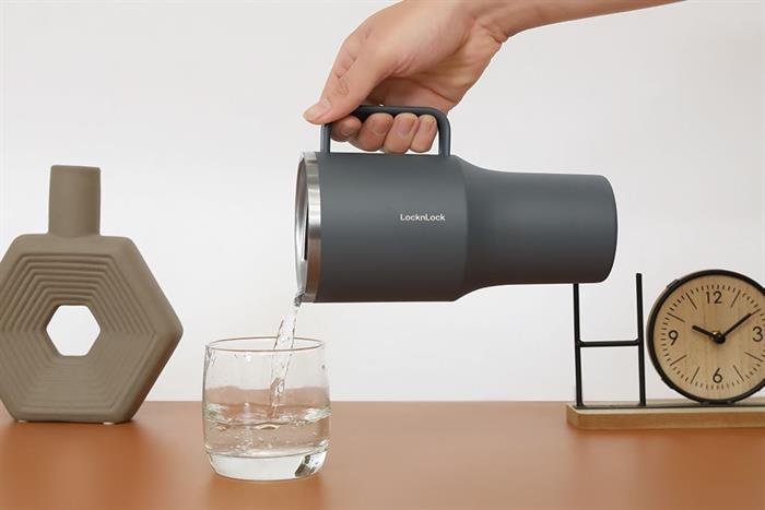 Bình giữ nhiệt Inox 820 ml Metro King Tumbler Lock&Lock LHC4326GRY Màu Xám