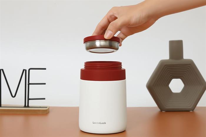 Hộp cơm giữ nhiệt Inox 700ml Lock&Lock HC8042RED Màu Đỏ