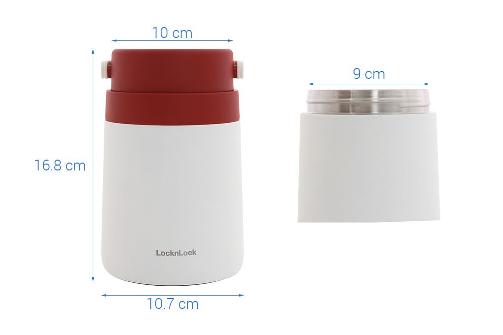 Hộp cơm giữ nhiệt Inox 700ml Lock&Lock HC8042RED Màu Đỏ