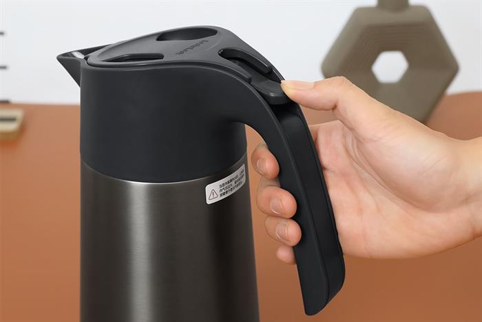 Bình giữ nhiệt Inox 1900 ml Simple Coffee Pot Lock&Lock LHC1481DGRY Màu Xám