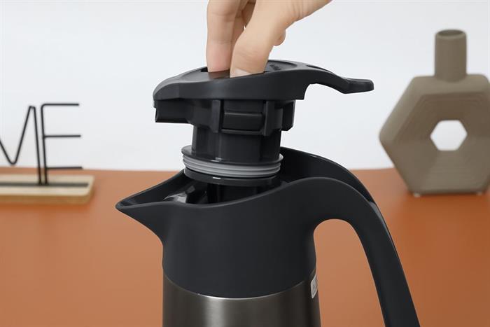 Bình giữ nhiệt Inox 1900 ml Simple Coffee Pot Lock&Lock LHC1481DGRY Màu Xám