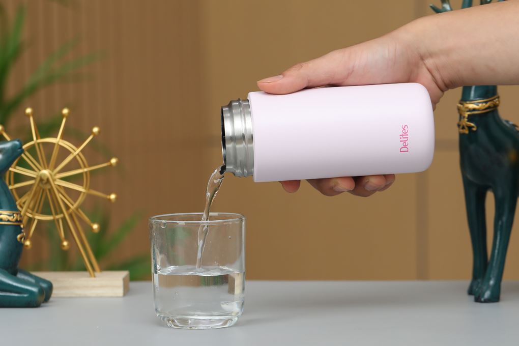Bình giữ nhiệt Inox 350ml Delites LTD-35MT Màu Hồng