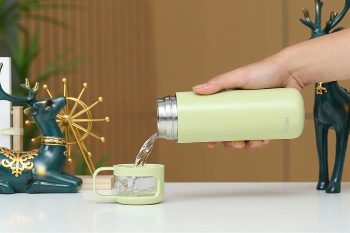 Bình giữ nhiệt Inox 350ml Delites LTD-35M3 Màu Xanh lá