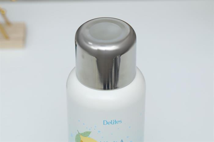 Bình giữ nhiệt Inox 800ml Delites LTP-80PZ2 Màu Trắng - Xanh