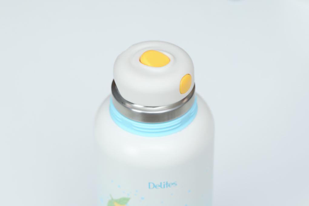 Bình giữ nhiệt Inox 800ml Delites LTP-80PZ2 Màu Trắng - Xanh