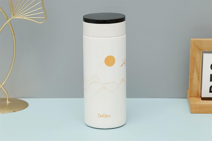 Bình giữ nhiệt Inox 370 ml Delites XB-24110A Màu Trắng