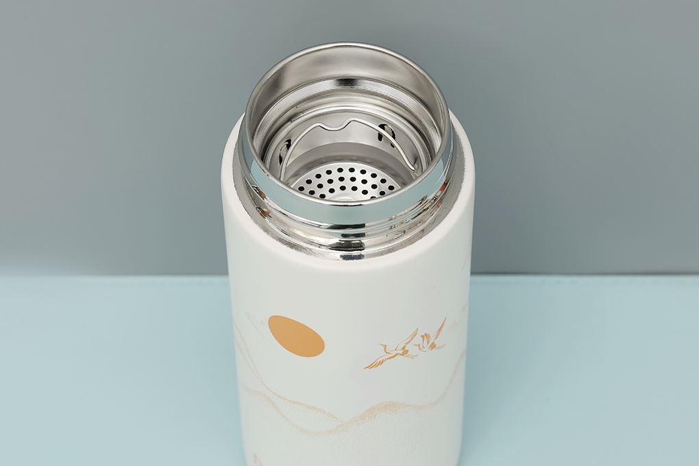 Bình giữ nhiệt Inox 370 ml Delites XB-24110A Màu Trắng