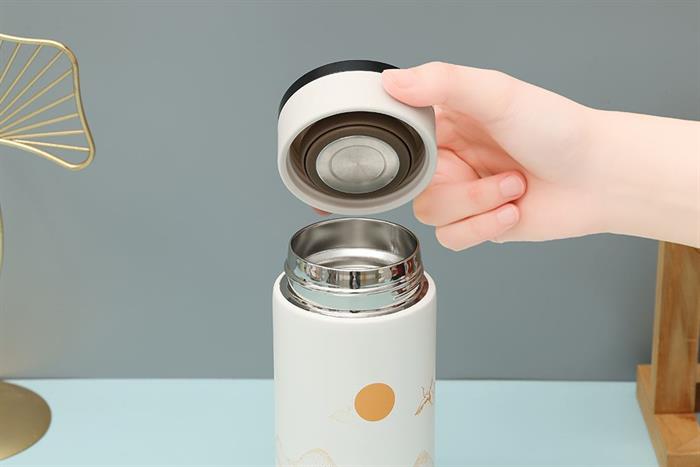 Bình giữ nhiệt Inox 370 ml Delites XB-24110A Màu Trắng