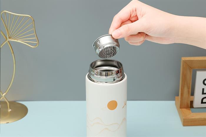 Bình giữ nhiệt Inox 370 ml Delites XB-24110A Màu Trắng