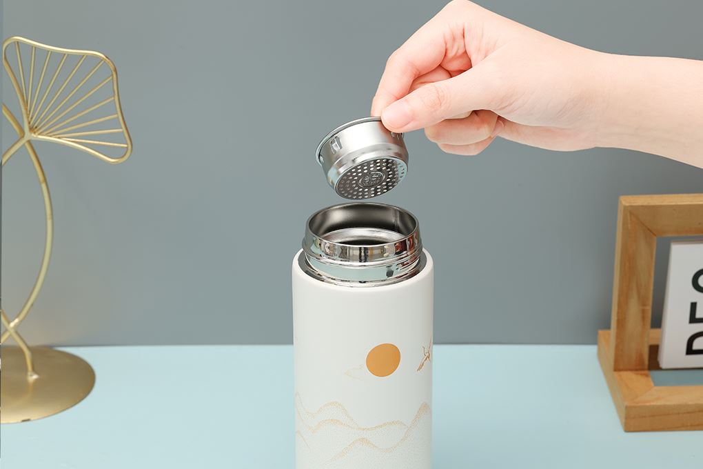 Bình giữ nhiệt Inox 370 ml Delites XB-24110A Màu Trắng