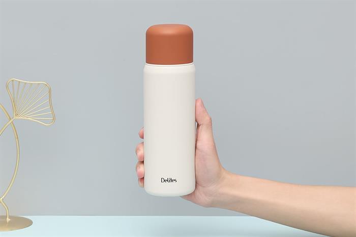 Bình giữ nhiệt Inox 450 ml Delites CF7470 Màu Màu be