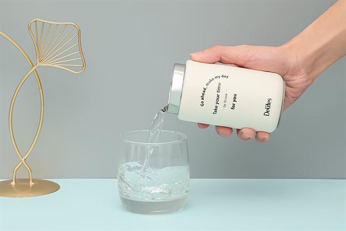 Bình giữ nhiệt Inox 300 ml Delites CF7471 Màu Trắng