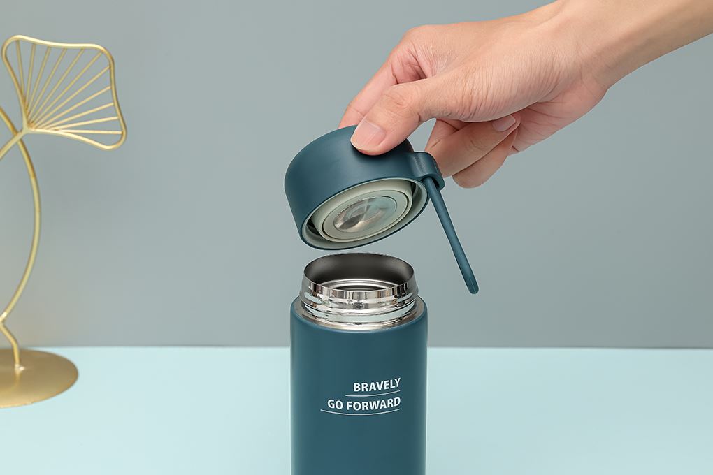Bình giữ nhiệt Inox 320 ml Delites CF7472 Màu Xanh Đậm