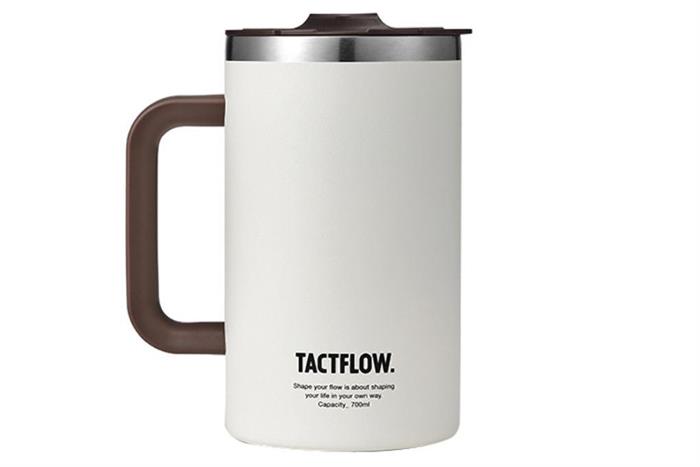 Ly giữ nhiệt Inox 700 ml Tactflow TFB201WHITE Màu Trắng