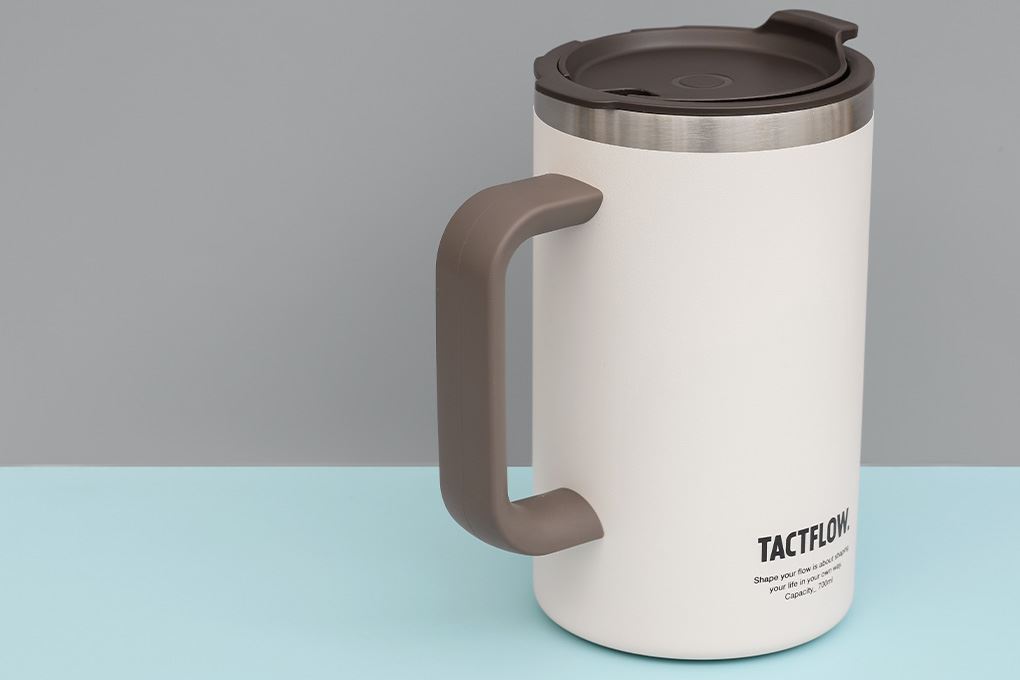 Ly giữ nhiệt Inox 700 ml Tactflow TFB201WHITE Màu Trắng