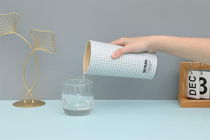 Ly giữ nhiệt Inox 650 ml Tactflow TFB507MONOCHK Màu Trắng