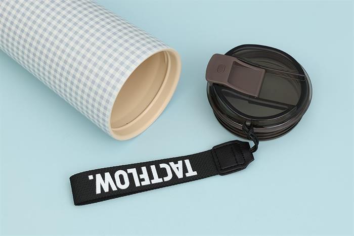 Ly giữ nhiệt Inox 650 ml Tactflow TFB507MONOCHK Màu Trắng