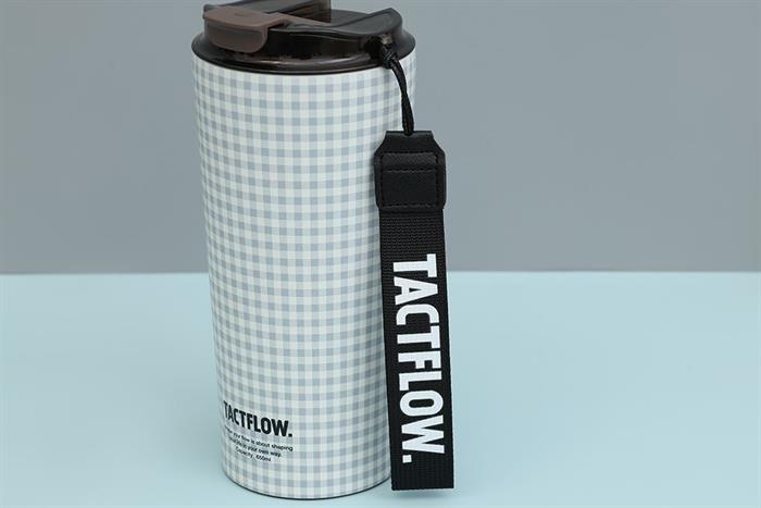 Ly giữ nhiệt Inox 650 ml Tactflow TFB507MONOCHK Màu Trắng