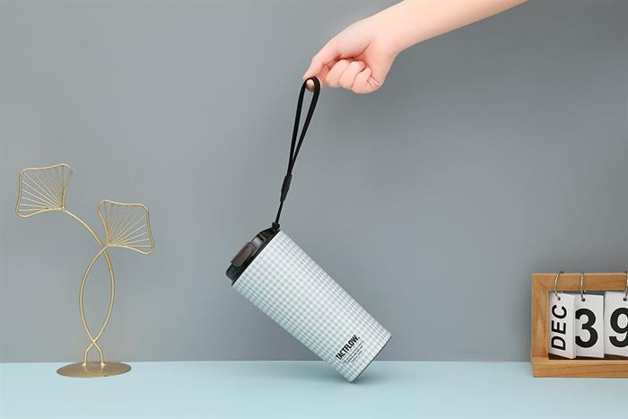 Ly giữ nhiệt Inox 650 ml Tactflow TFB507MONOCHK Màu Trắng