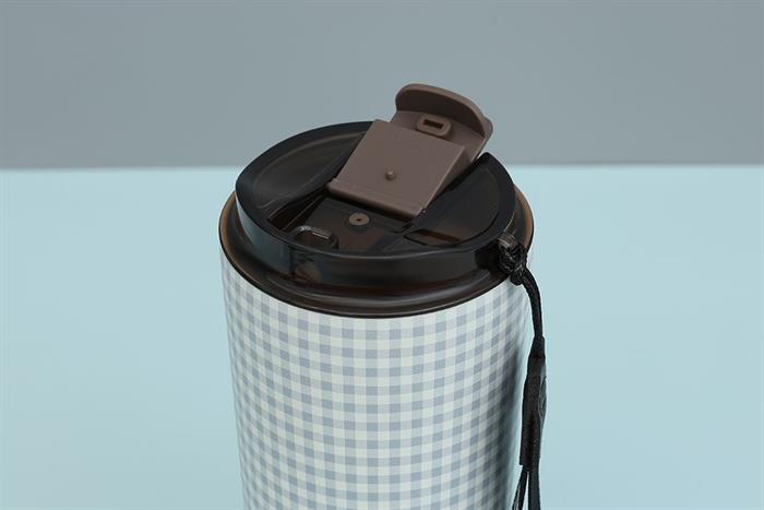 Ly giữ nhiệt Inox 650 ml Tactflow TFB507MONOCHK Màu Trắng