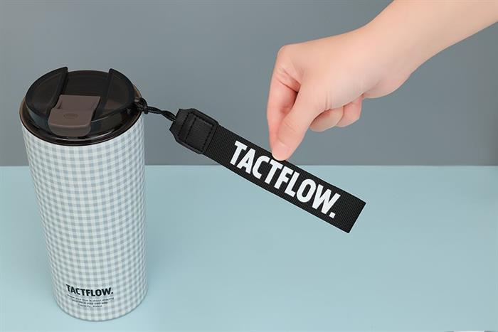 Ly giữ nhiệt Inox 650 ml Tactflow TFB507MONOCHK Màu Trắng