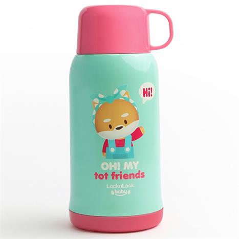 Bình giữ nhiệt inox 550 ml LocknLock LHC1475LGRN Màu Xanh lá nhạt