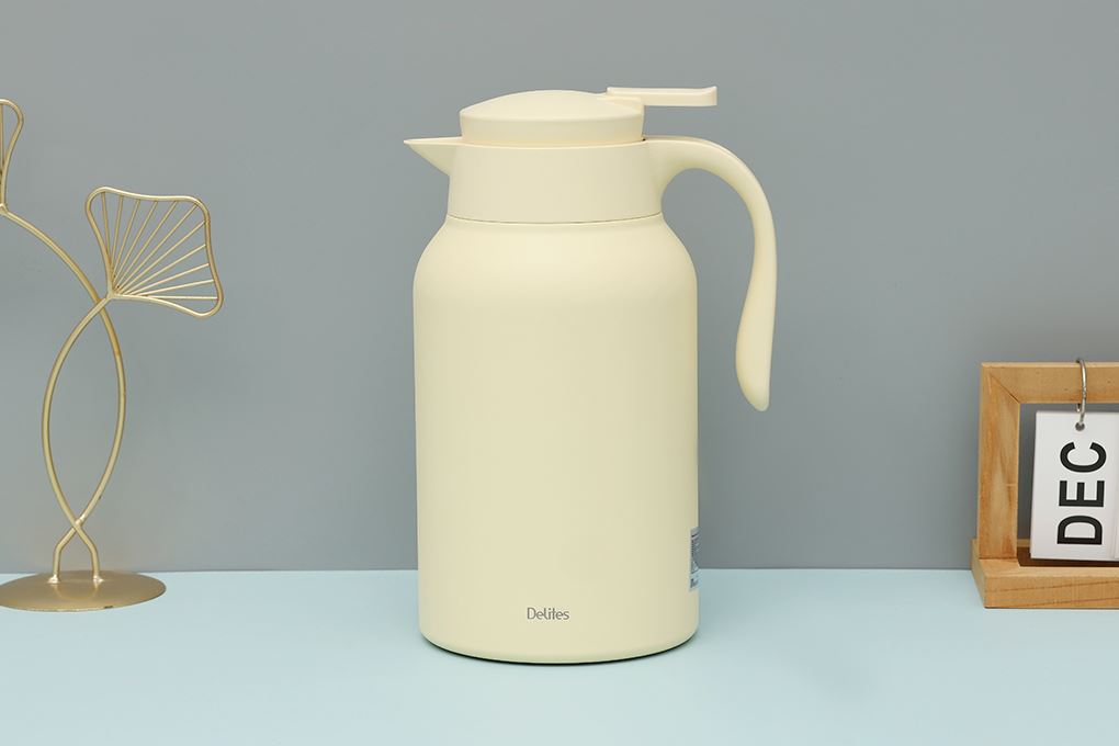 Bình giữ nhiệt inox 2000 ml Delites XB-20156 - Vàng Màu Vàng