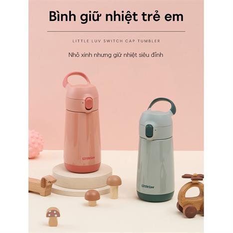 Bình giữ nhiệt inox 380 ml LocknLock LHC918GRN Màu Xanh lá