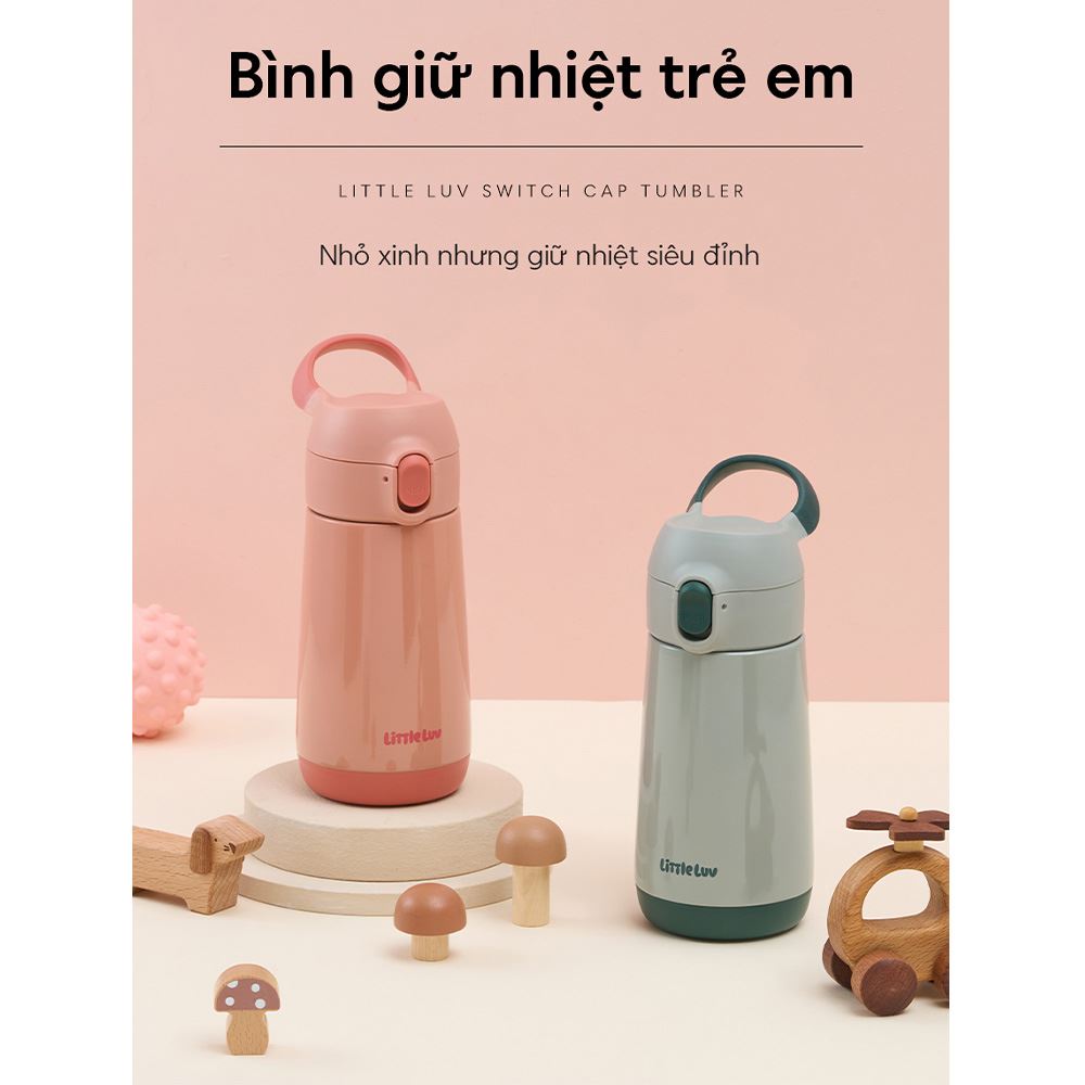 Bình giữ nhiệt inox 380 ml LocknLock LHC918GRN Màu Xanh lá