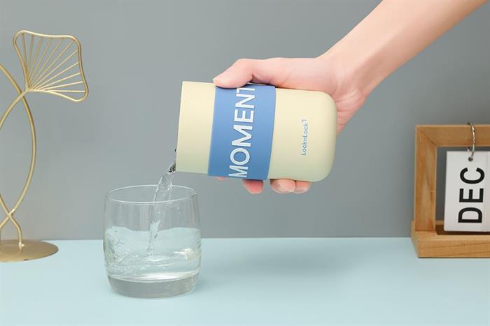 Bình giữ nhiệt inox 420 ml Lock&Lock LHC4435LYEL Màu Vàng