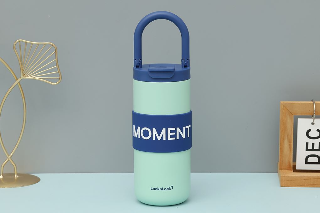 Bình giữ nhiệt inox 550 ml Lock&Lock LHC4436MIT Màu Xanh Bạc Hà