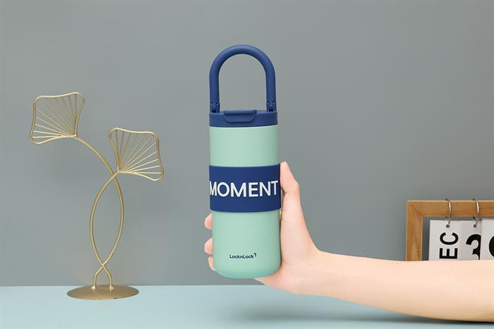Bình giữ nhiệt inox 550 ml Lock&Lock LHC4436MIT Màu Xanh Bạc Hà