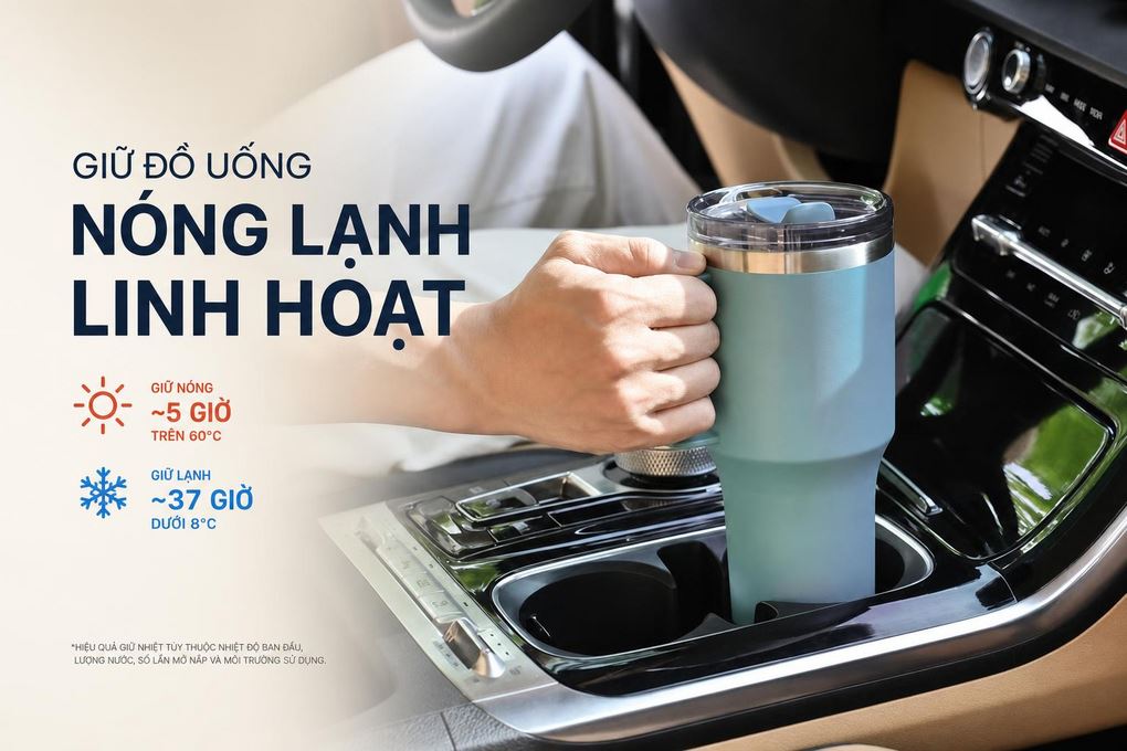 Bình giữ nhiệt Inox 820 ml Lock&Lock LHC4326BLU Màu Xanh Dương