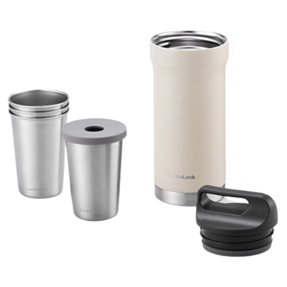 Bình giữ nhiệt Inox 420 ml Lock&Lock LHC4303BEG Màu Màu be