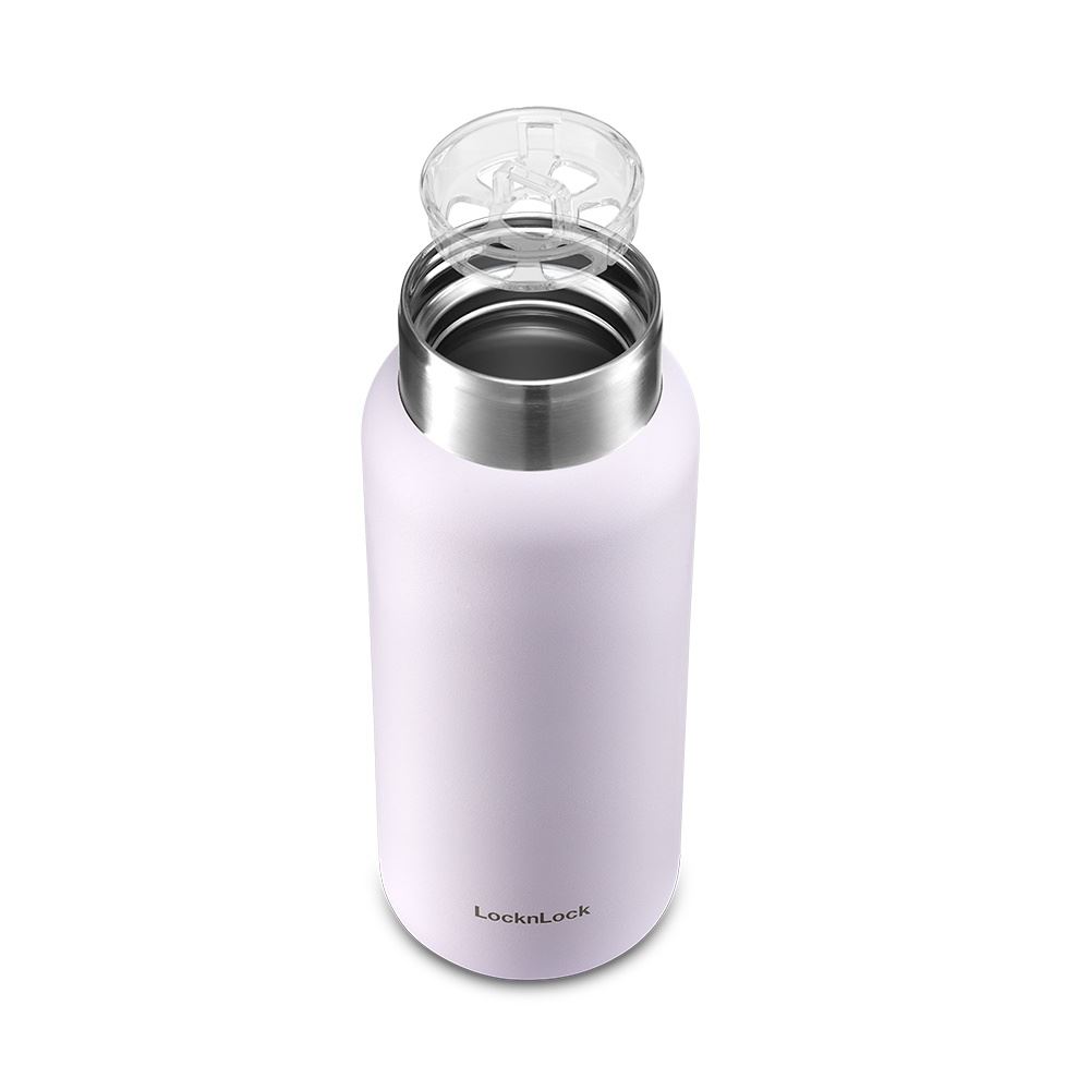 Bình giữ nhiệt Inox 650 ml Lock&Lock LHC4321LVOL Màu Tím nhạt