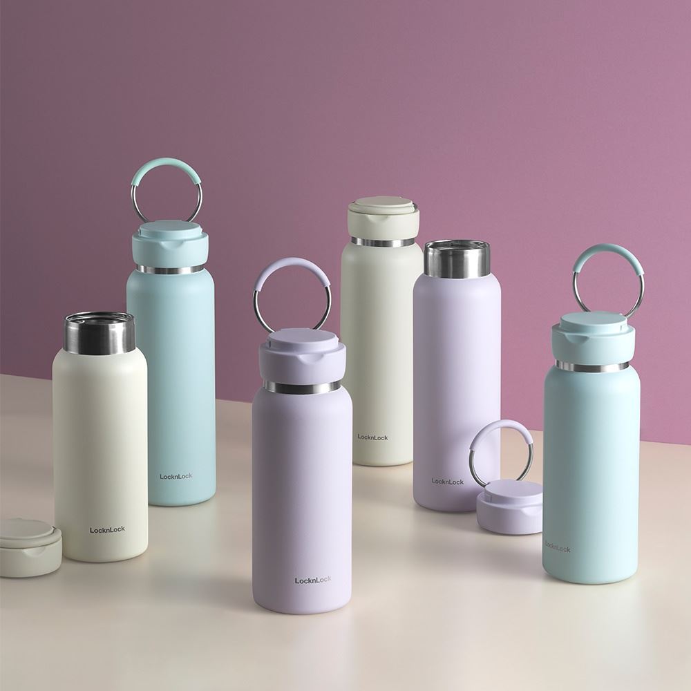 Bình giữ nhiệt Inox 650 ml Lock&Lock LHC4321LVOL Màu Tím nhạt