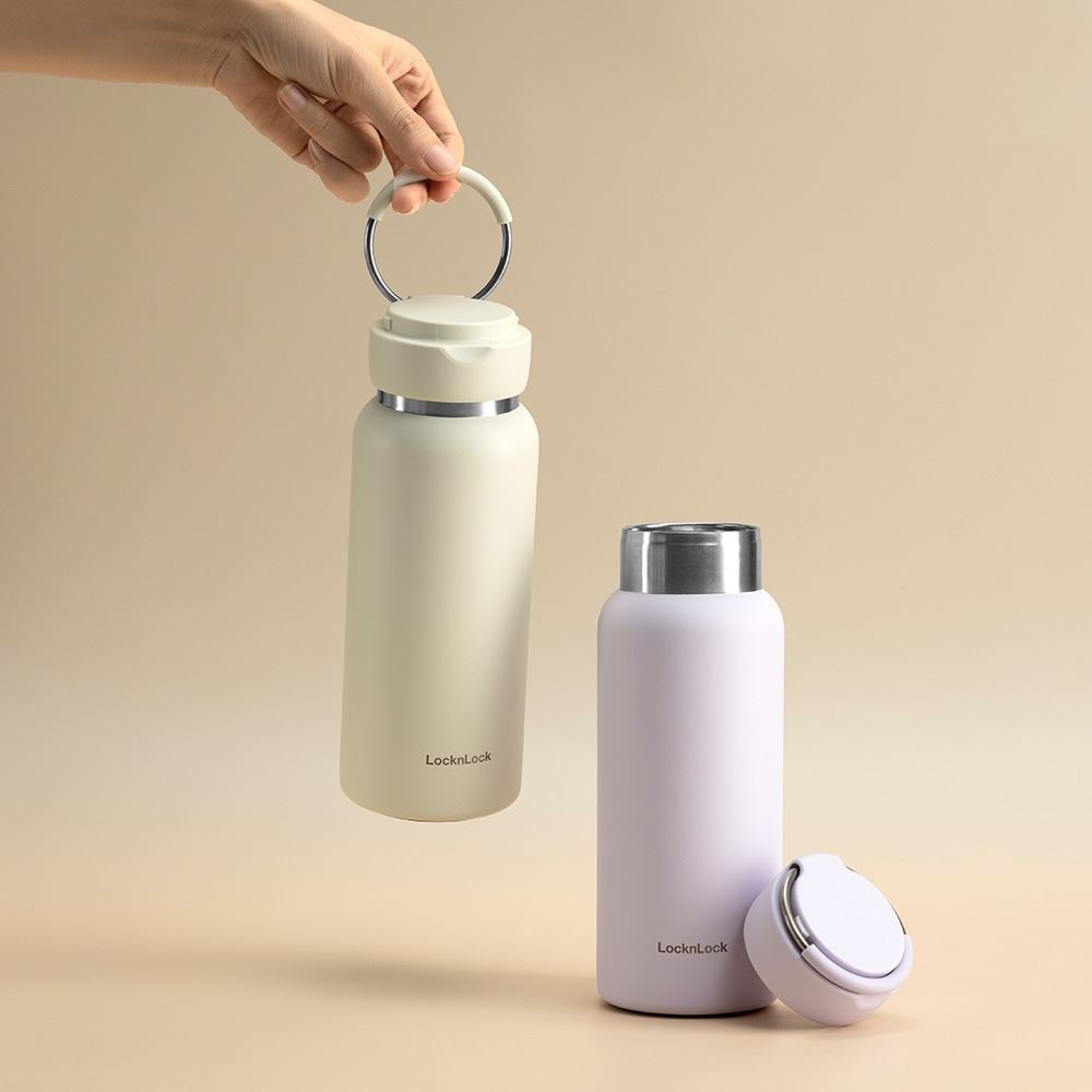 Bình giữ nhiệt Inox 650 ml Lock&Lock LHC4321LVOL Màu Tím nhạt