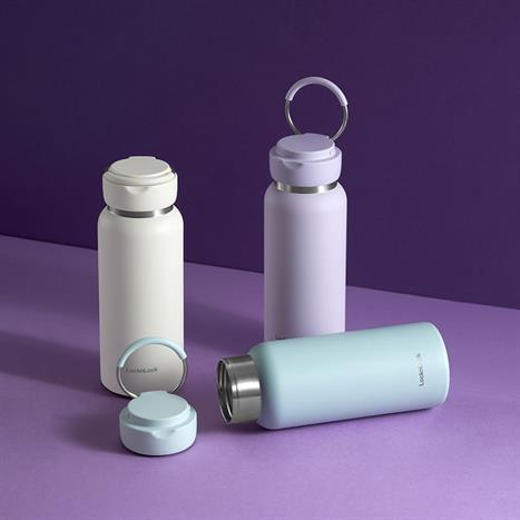 Bình giữ nhiệt Inox 650 ml Lock&Lock LHC4321LVOL Màu Tím nhạt