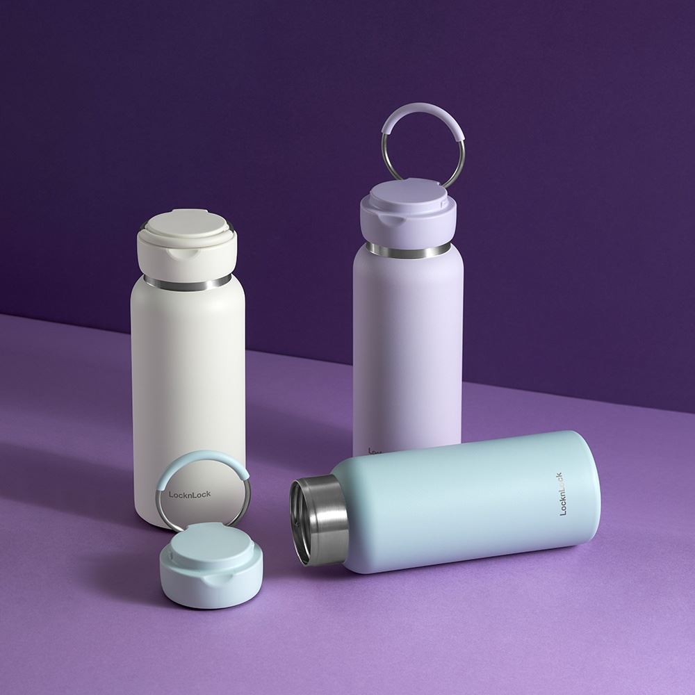 Bình giữ nhiệt Inox 650 ml Lock&Lock LHC4321LVOL Màu Tím nhạt