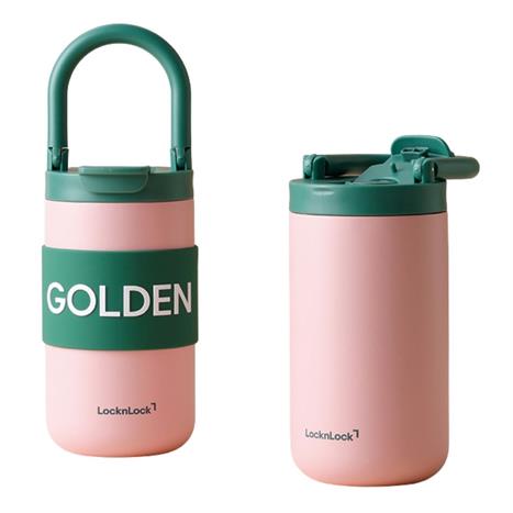 Bình giữ nhiệt Inox 420 ml Lock&Lock LHC4435PIK Màu Hồng