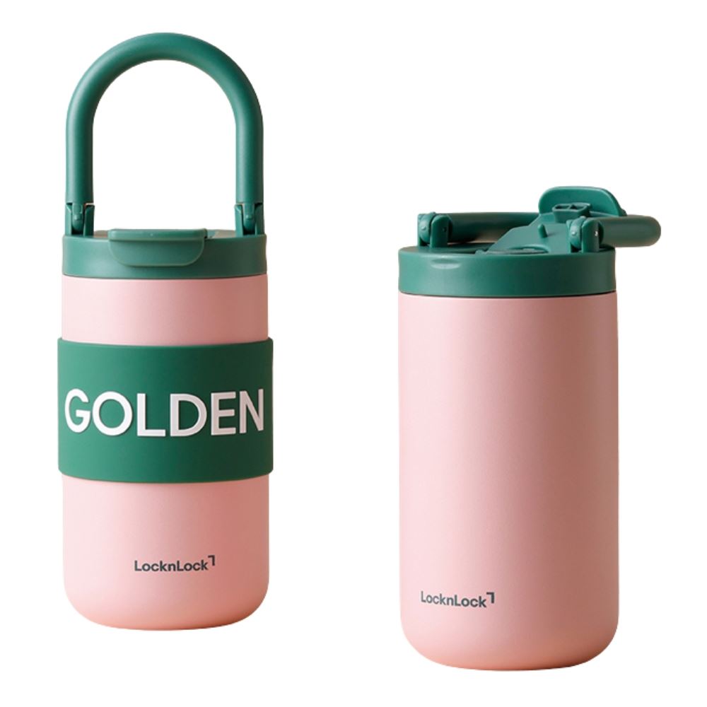 Bình giữ nhiệt Inox 420 ml Lock&Lock LHC4435PIK Màu Hồng