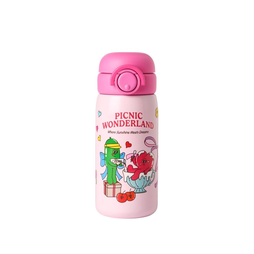 Bình giữ nhiệt Inox 380 ml Lock&Lock LHC3384PIK_BF Màu Hồng