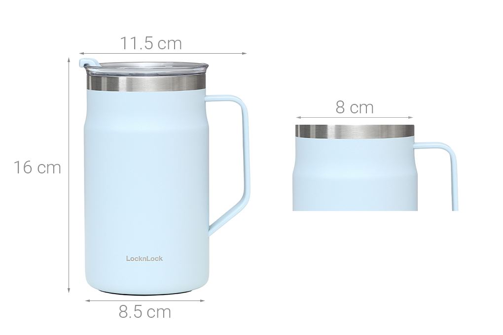 Bình giữ nhiệt Inox 600 ml Lock&Lock LHC4282SBLU Màu Xanh Da Trời