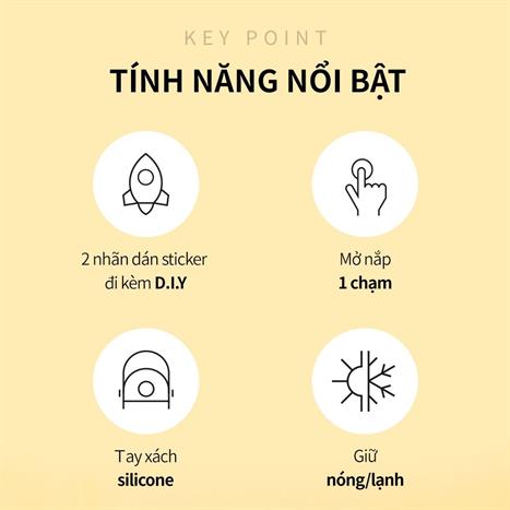 Bình giữ nhiệt Inox 350 ml Lock&Lock LHC3283BLU Màu Xanh Dương