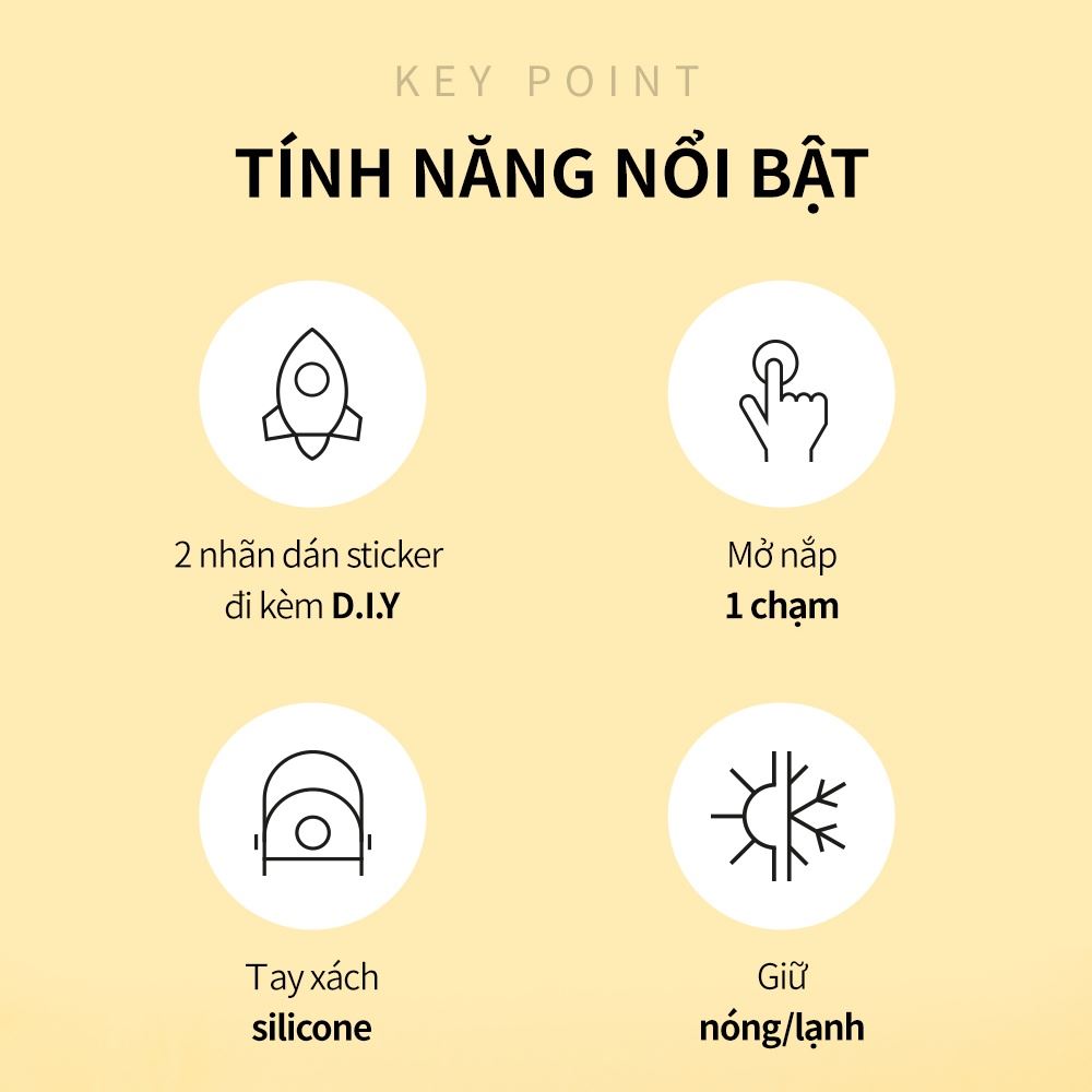 Bình giữ nhiệt Inox 350 ml Lock&Lock LHC3283BLU Màu Xanh Dương