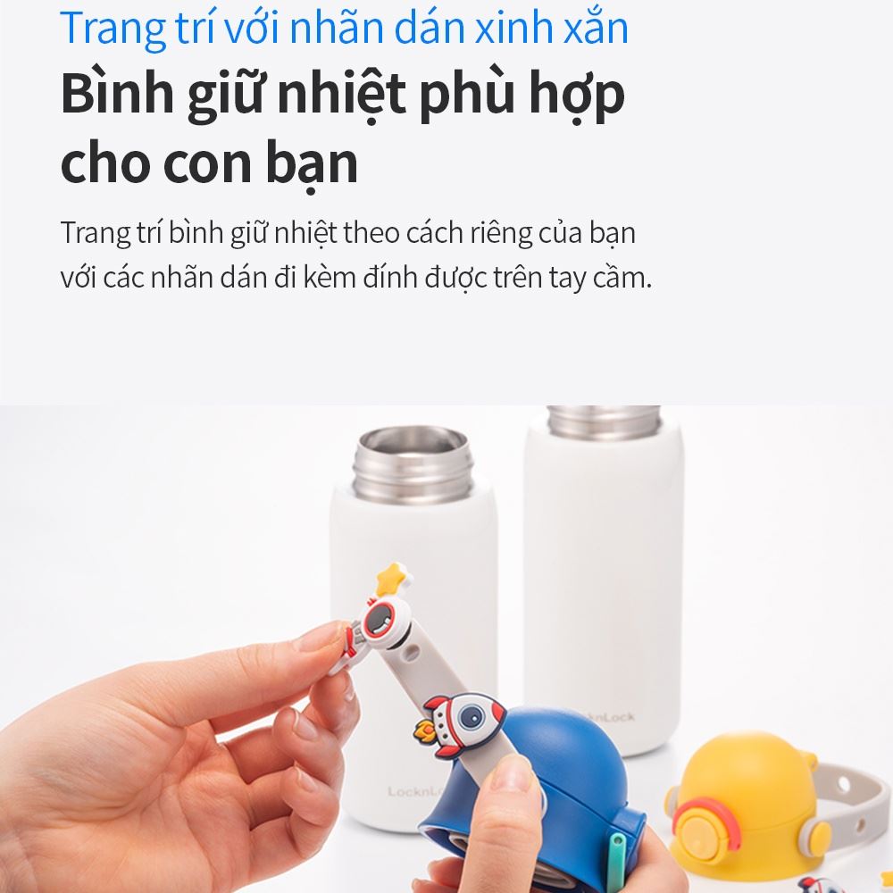 Bình giữ nhiệt Inox 350 ml Lock&Lock LHC3283BLU Màu Xanh Dương