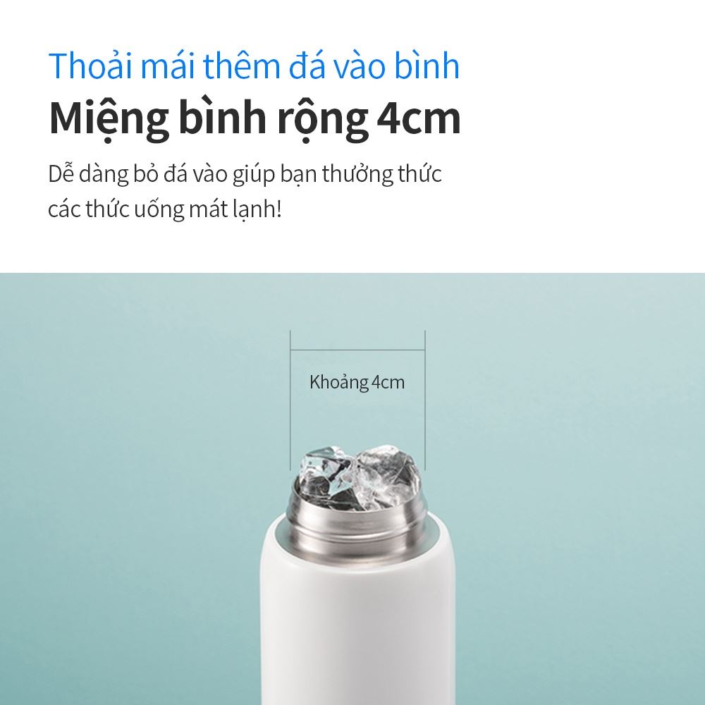 Bình giữ nhiệt Inox 350 ml Lock&Lock LHC3283BLU Màu Xanh Dương