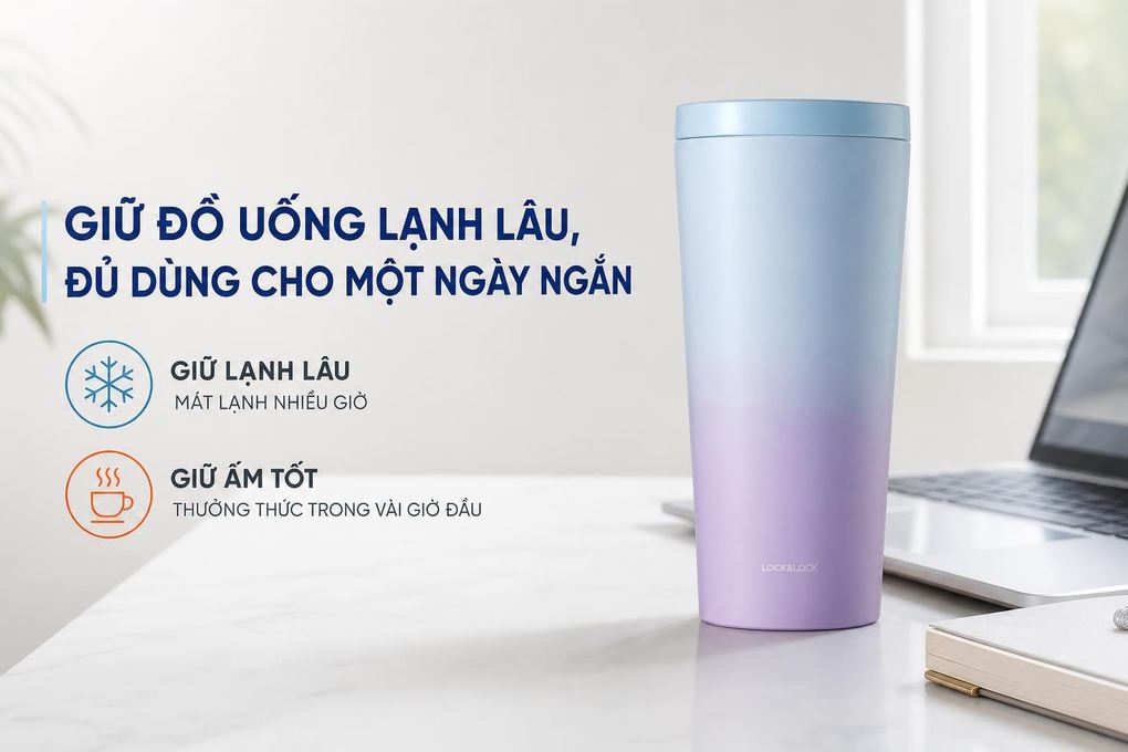 Bình giữ nhiệt Inox 540 ml Lock&Lock LHC4279VOL