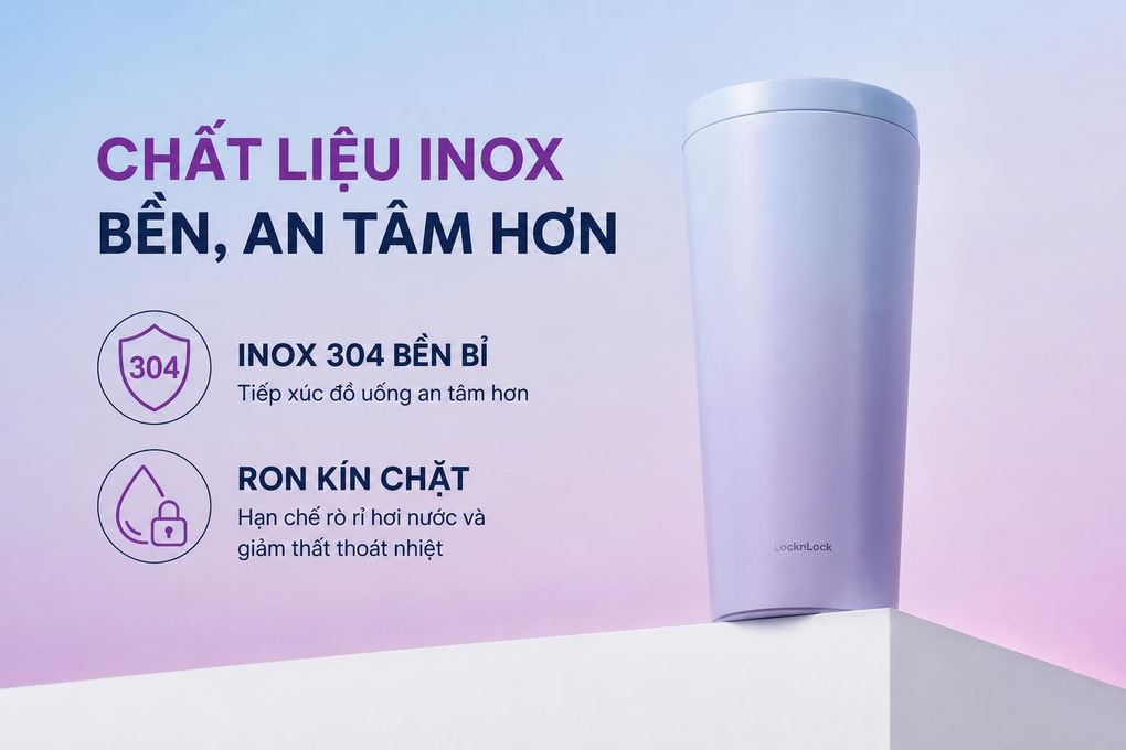 Bình giữ nhiệt Inox 540 ml Lock&Lock LHC4279VOL